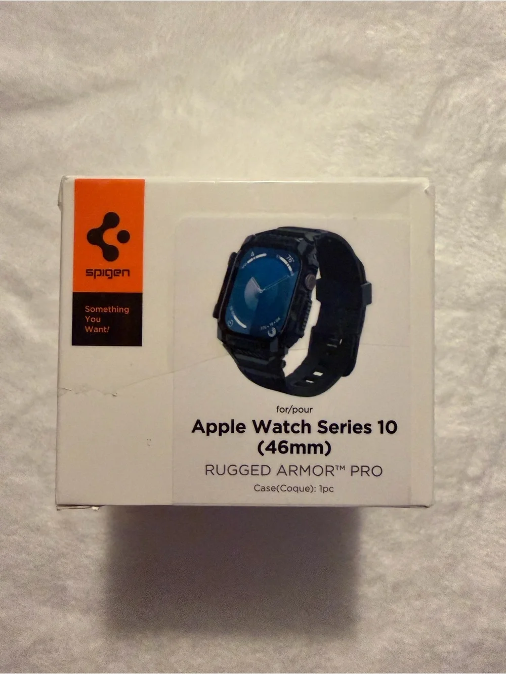 Spigen Rugged Armor Pro Apple Watch Series 11/10 Case - Black